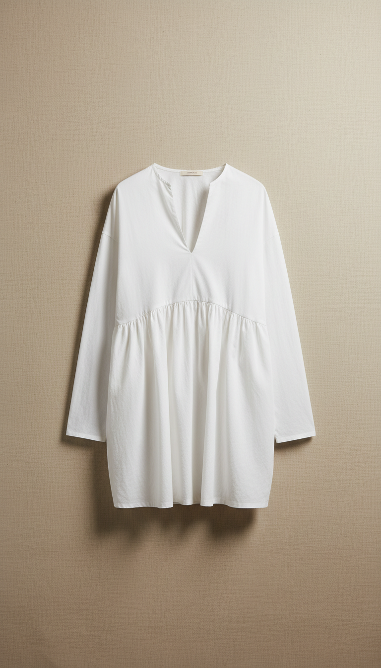 Handloom Cotton Drawstring Dress